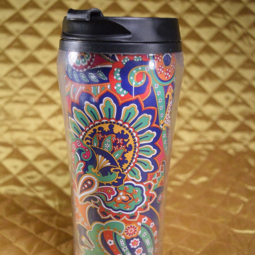 โ Vera Bradley Multi Color Paisley Tumbler Mug โ - Picture 4 of 8